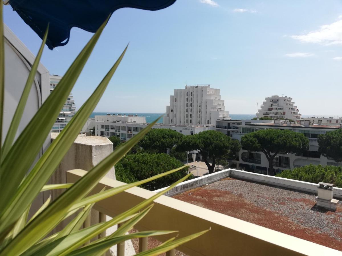 Le Semaphore - Studio Climatise, Grande Terrasse Vue Mer - Parking, Wifi 라그랑모트 외부 사진
