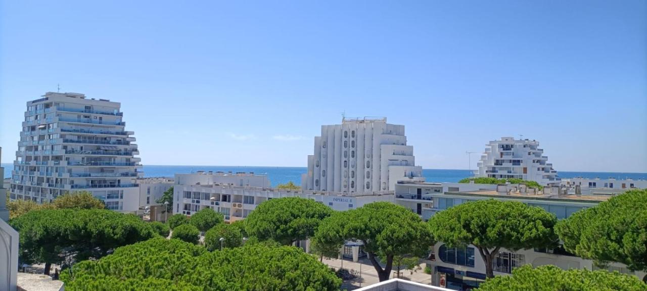 Le Semaphore - Studio Climatise, Grande Terrasse Vue Mer - Parking, Wifi 라그랑모트 외부 사진