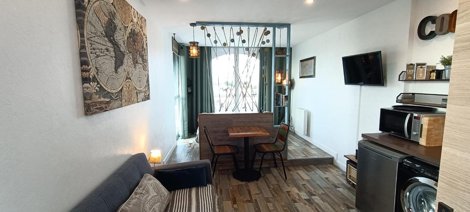 Le Semaphore - Studio Climatise, Grande Terrasse Vue Mer - Parking, Wifi 라그랑모트 외부 사진